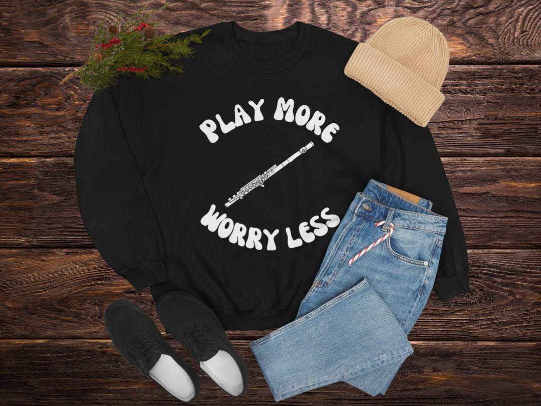 Flute Sweatshirt, Flute Gift, Gift for Flute Player, Flute Humor, Flute
