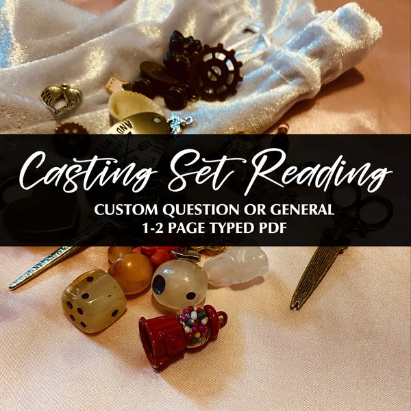 Casting Set Reading (charms, misc objects, no bones)