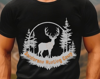 Custom Deer Hunting Camp Shirt, Personalized Hunting Camp Shirt, Deer Hunter T-shirt, Deer Season T-shirt, Deer Hunting Shirt, Gift for Dad
