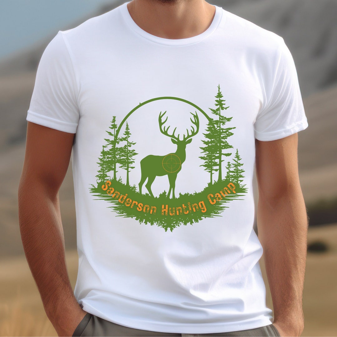 Custom Hunting Camp Shirt, Personalized Hunting Camp Tshirt, Deer Hunter Tshirt, Deer Season T