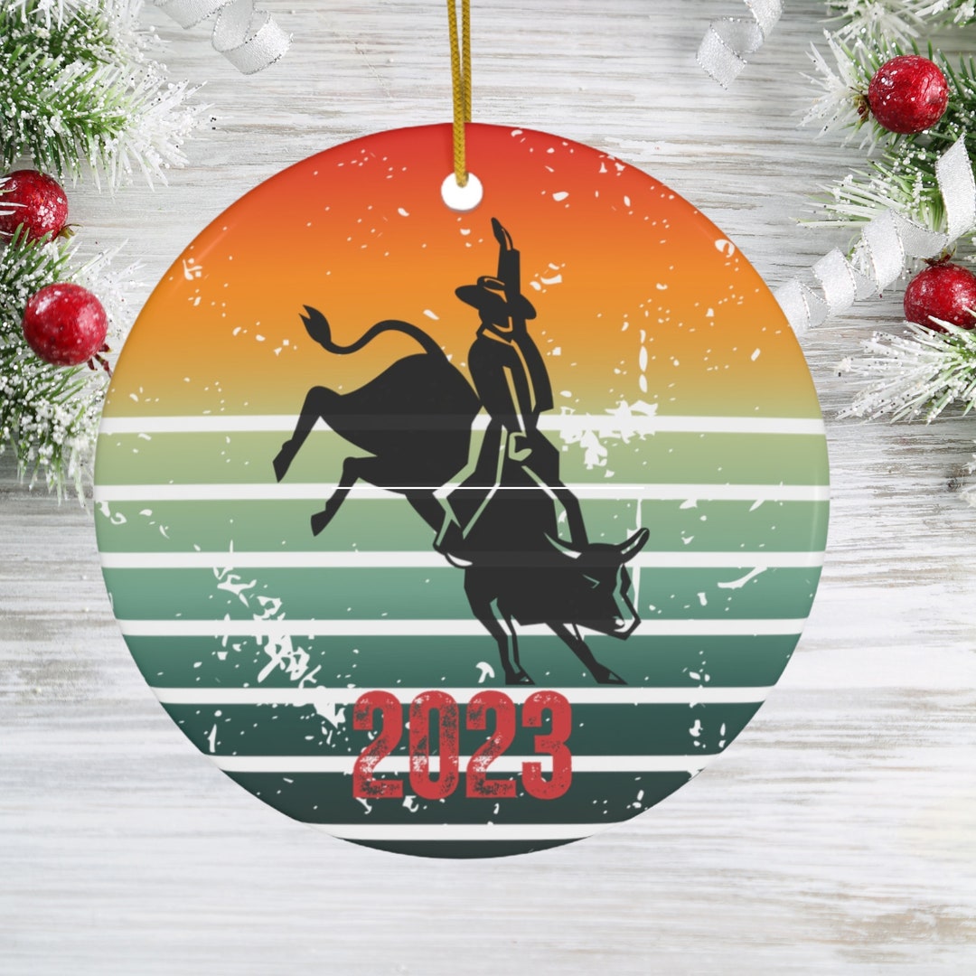 Bull Christmas Ornament 