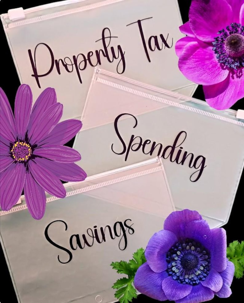 A7 Cash Envelopes System / Binder Pockets / Budget Envelopes / Envelope