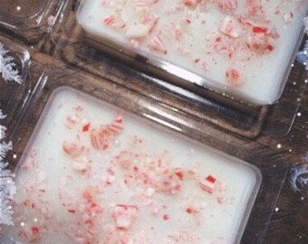 Peppermint Wax Melts | Christmas Wax Melts | Soy Blend Wax Melts | Candy Cane Wax Melts | Wax Melts | Winter Wax Melts