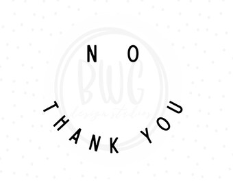 No Thank You Smiley Face PNG