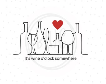 Wine o'Clock PNG