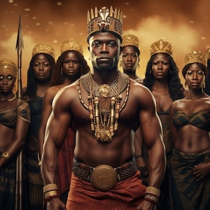 African King and His Queens 3