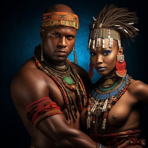 African Kings and Queens Models Collection 1