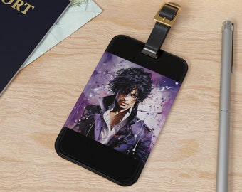 Purple Luggage Tag