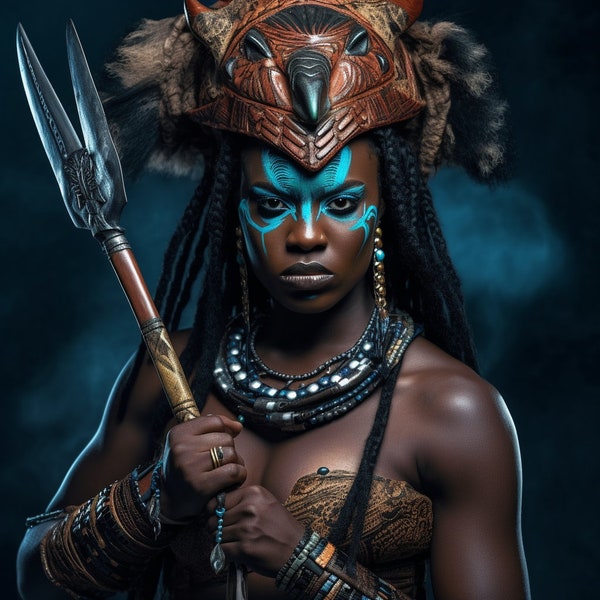 Black African Warrior Queen