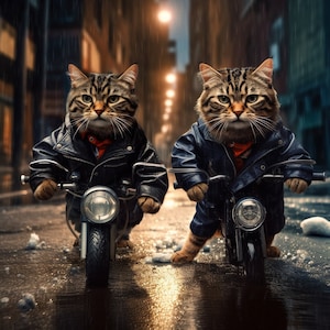 Gatito de pandillas de motociclistas