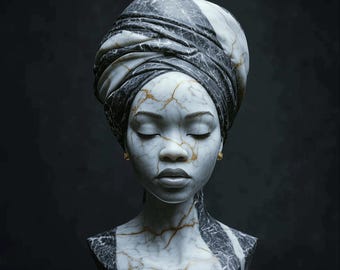 African Empress Sculpture 7