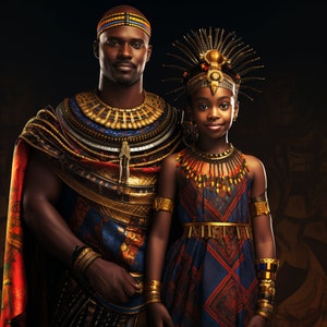 African King and African Princess