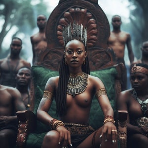 Toda la reina africana natural