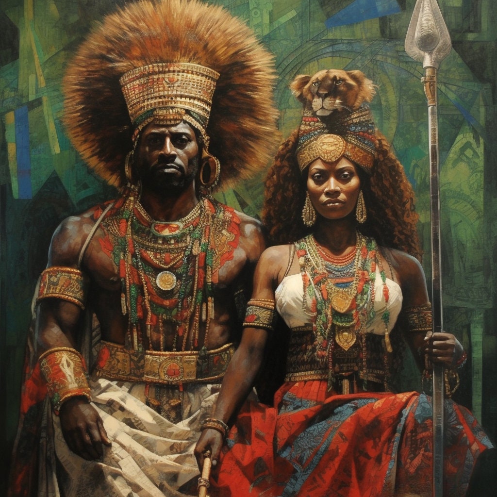 African King and Queen Classic Edition 1 Etsy