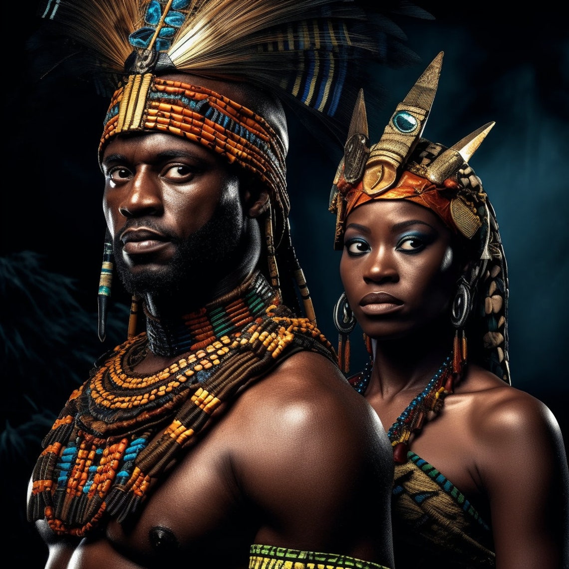 African Kings and Queens Etsy