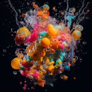 Implodierende Wasserblasen