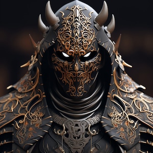 Ninja Samurai Hannya Mask 1