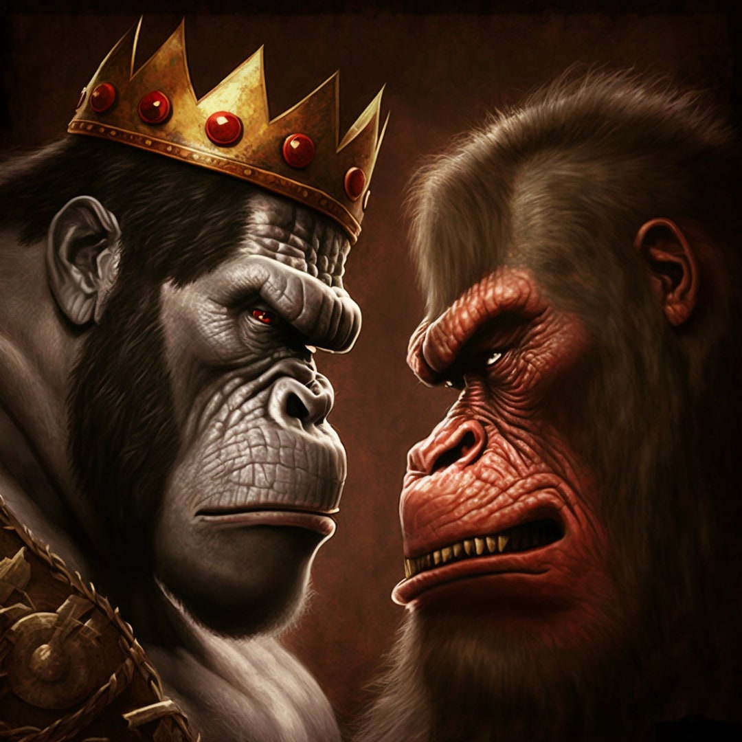 ゴリラの睨み - Etsy 日本