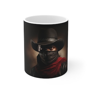 Black Outlaws 1800&#39;s Ceramic Mug 11oz