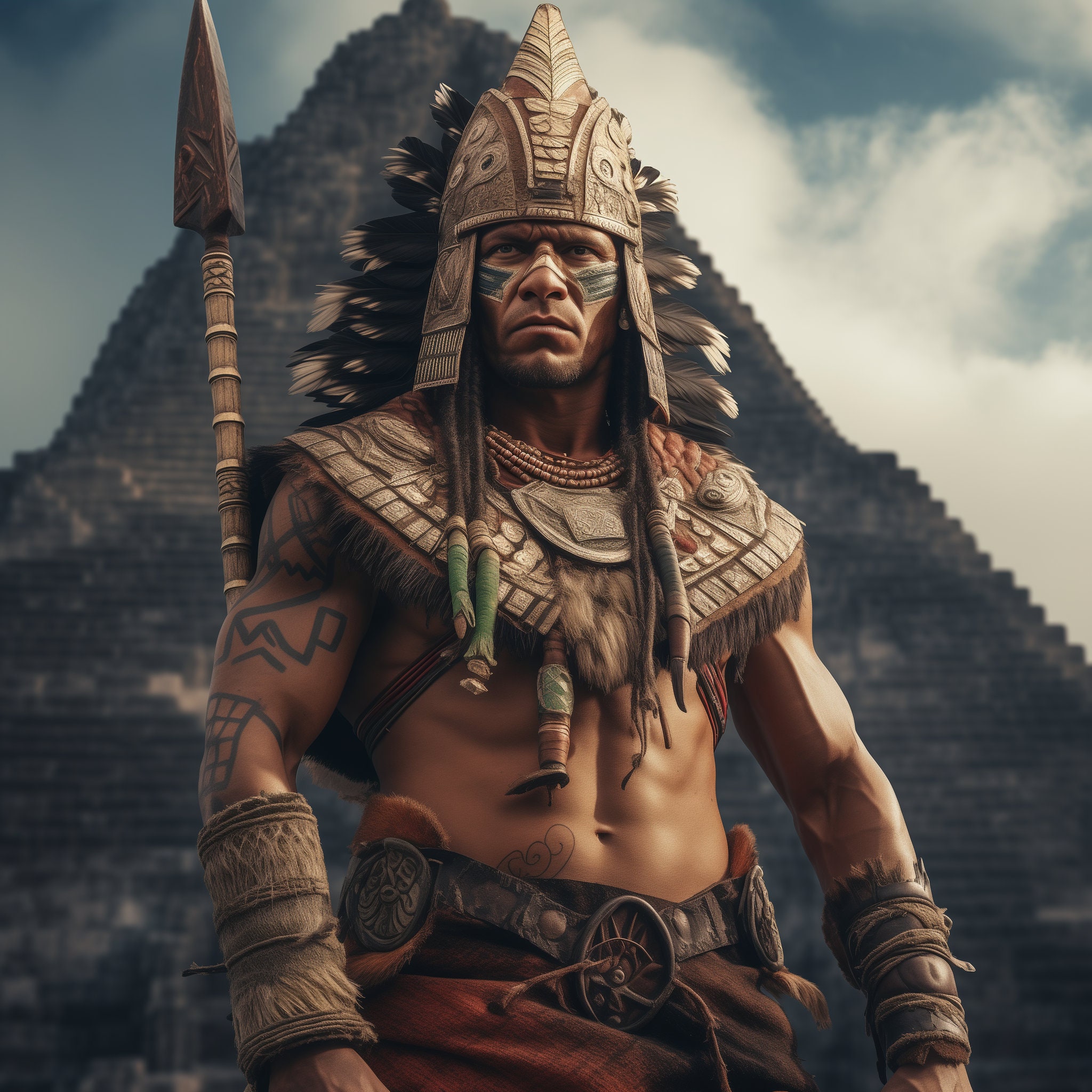 Guerrera Inaca Arte Guerrero Inca