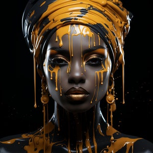 Afrikanische Kaiserin Art Deco 1