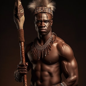 Zulu African Warrior Chief