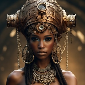 Steampunk African Empress