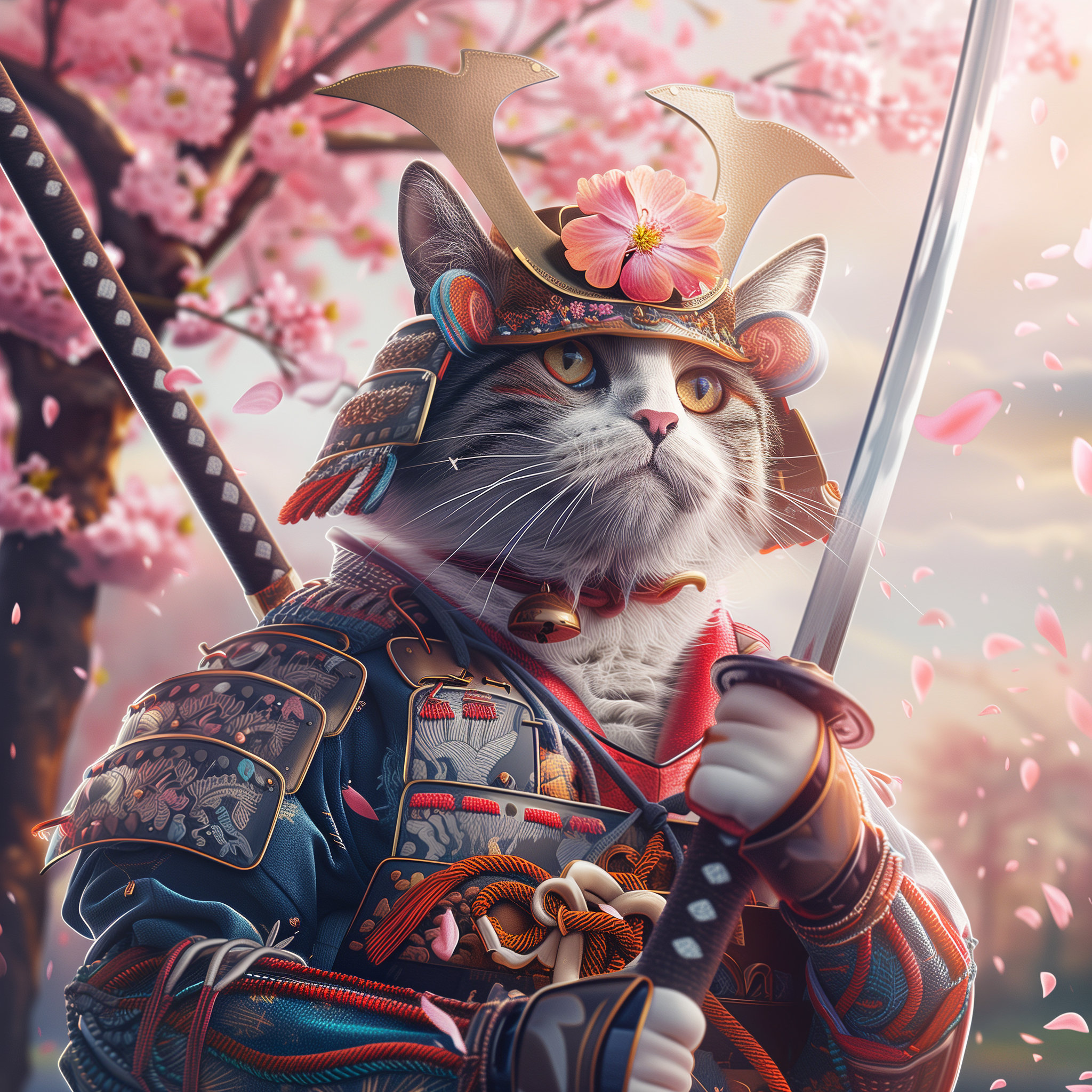 Samurai Cat 3 (ultra Collection) - Etsy
