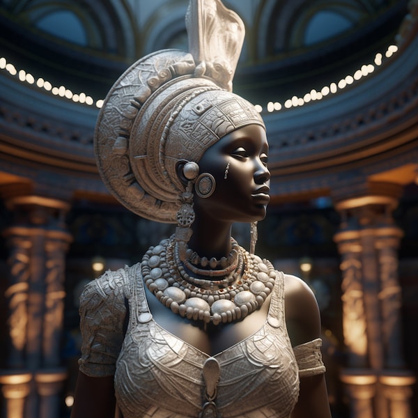 African Empress Sculpture II