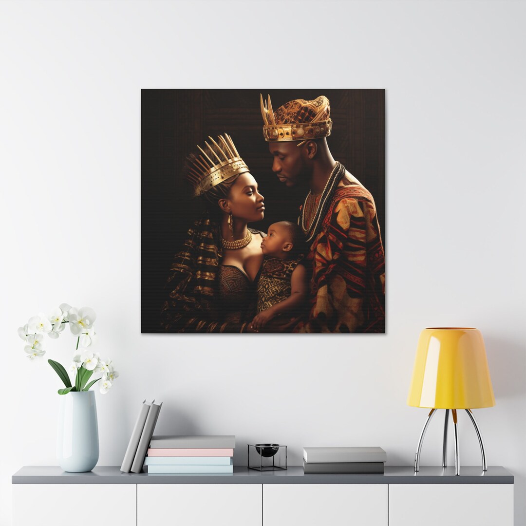 African Royal Family 1 Canvas Gallery Wraps - Etsy