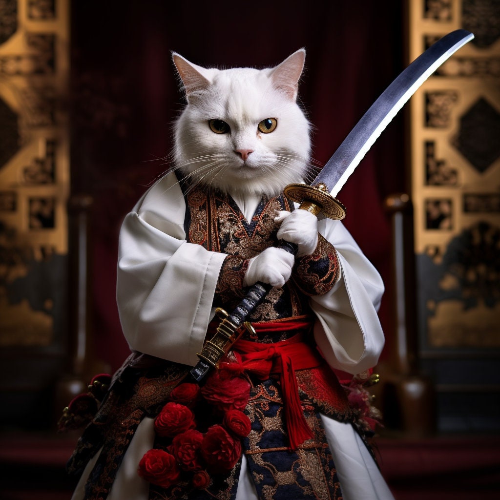 Samurai cat clearance costume