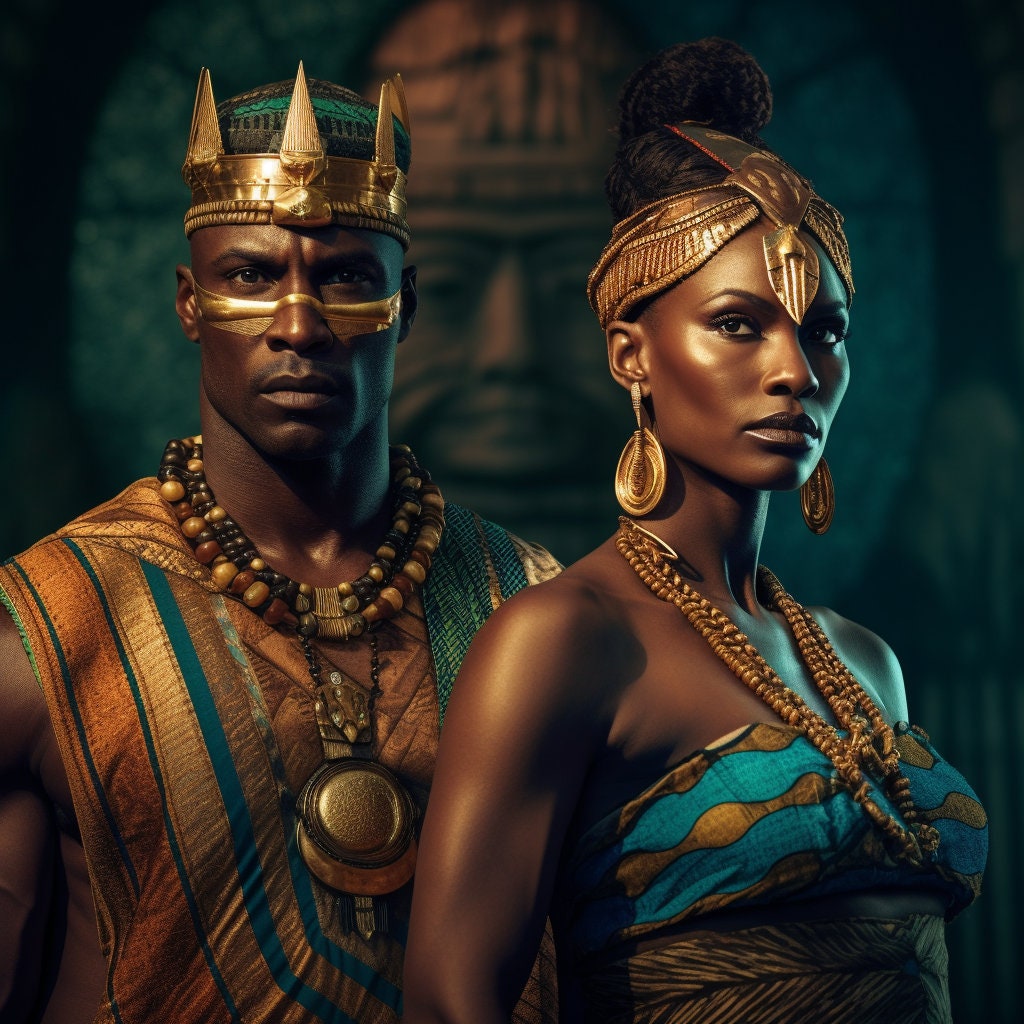 African Kings and Queens Etsy