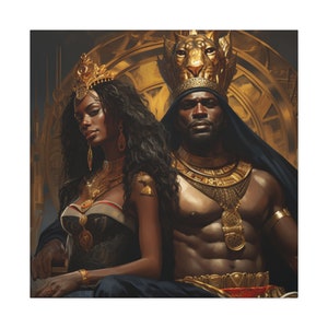 African King and Queen Classic Edition III Canvas Gallery Wraps