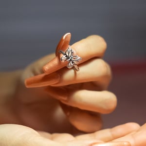 Silver Butterfly Ring, Butterfly Finger Ring, Dainty Adjustable Ring, Cute Nature Ring, Butterly Jewelry, Minimalist Trendy Ring