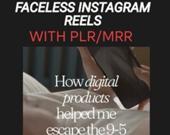 30X Faceless Instagram Reels with PLR/MRR