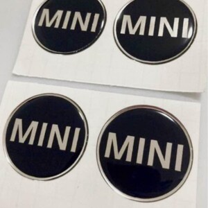 SANQIUTOU Set Di 4 Adesivi Coprimozzi Per MINI S WORKS COOPER JCW