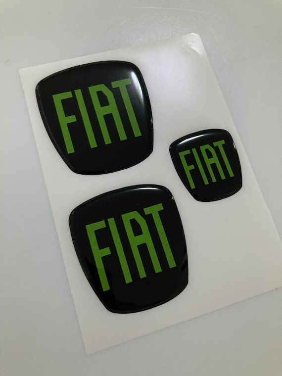 Adesivo 3D Logo Fiat Per Punto Evo - Anteriore E Posteriore, Made In Italy - Foto 5