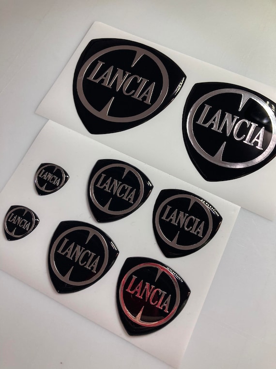Set Van 4 Wieldoppen 14 Inch Voor Lancia Ypsilon Nieuw Logo - Niet Origineel