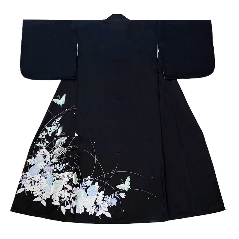 JAPANESE Yukata Robe Authentic Traditional Clothing Etsy