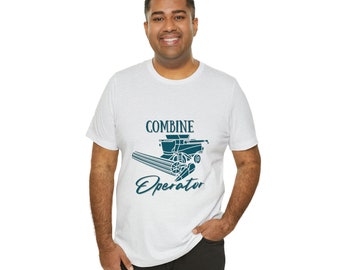 Combine Operator Graphic Tee, Farm Harvester Shirt