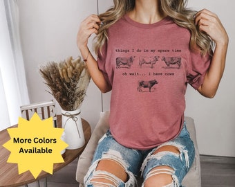 Funny Cow Graphic Tee, Unisex Jersey Short Sleeve