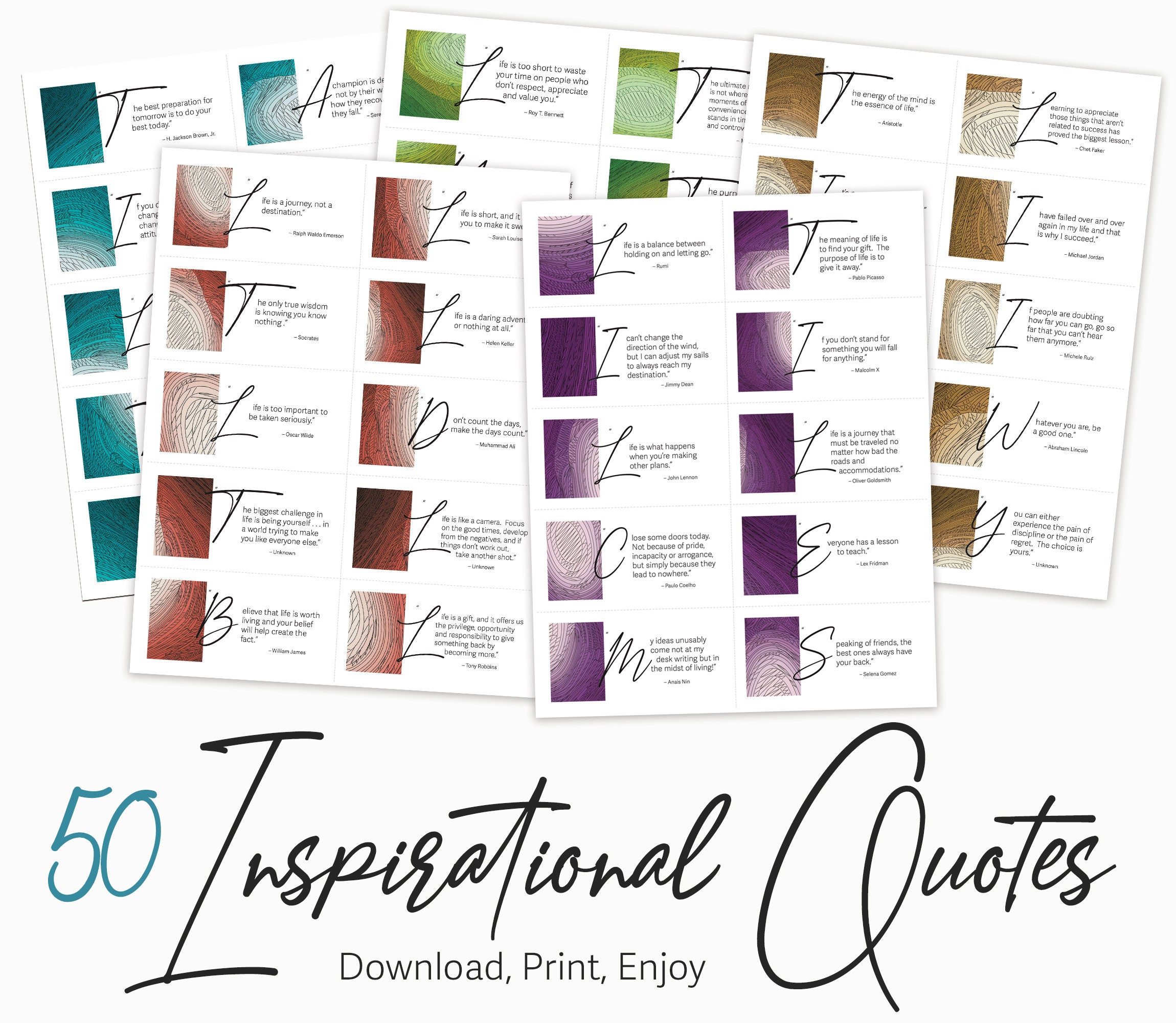 Printable Inspirational Quotes Calming Quotes for Inspiration Quotes of Wisdom to Download ...