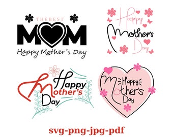Glückliche Mütter Tag svg bündel, Mama Herz svg, Mom Shirt svg, Cricut Dateien