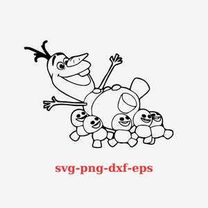 Frozen svg,snowman svg,olaf svg,Olaf Face Svg Layered Item, Clipart, Cricut, Digital Vector Cut File, Svg, Png, Dxf, Eps, Files