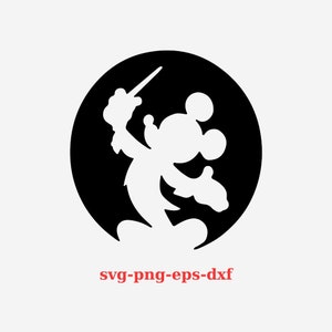 Mickey Svg, Mickey cabeza svg, Mickey silueta svg, ratón svg, Archivo de corte de vinilo, Svg, Pdf, Jpg, Png, Archivo de diseño imprimible Ai