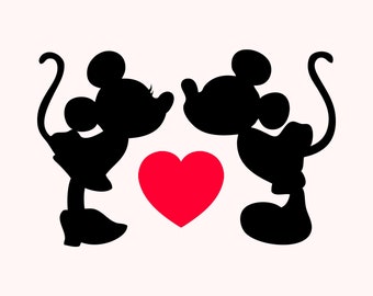 Love svg, Mouse Couple SVG, Valentines Day SVG