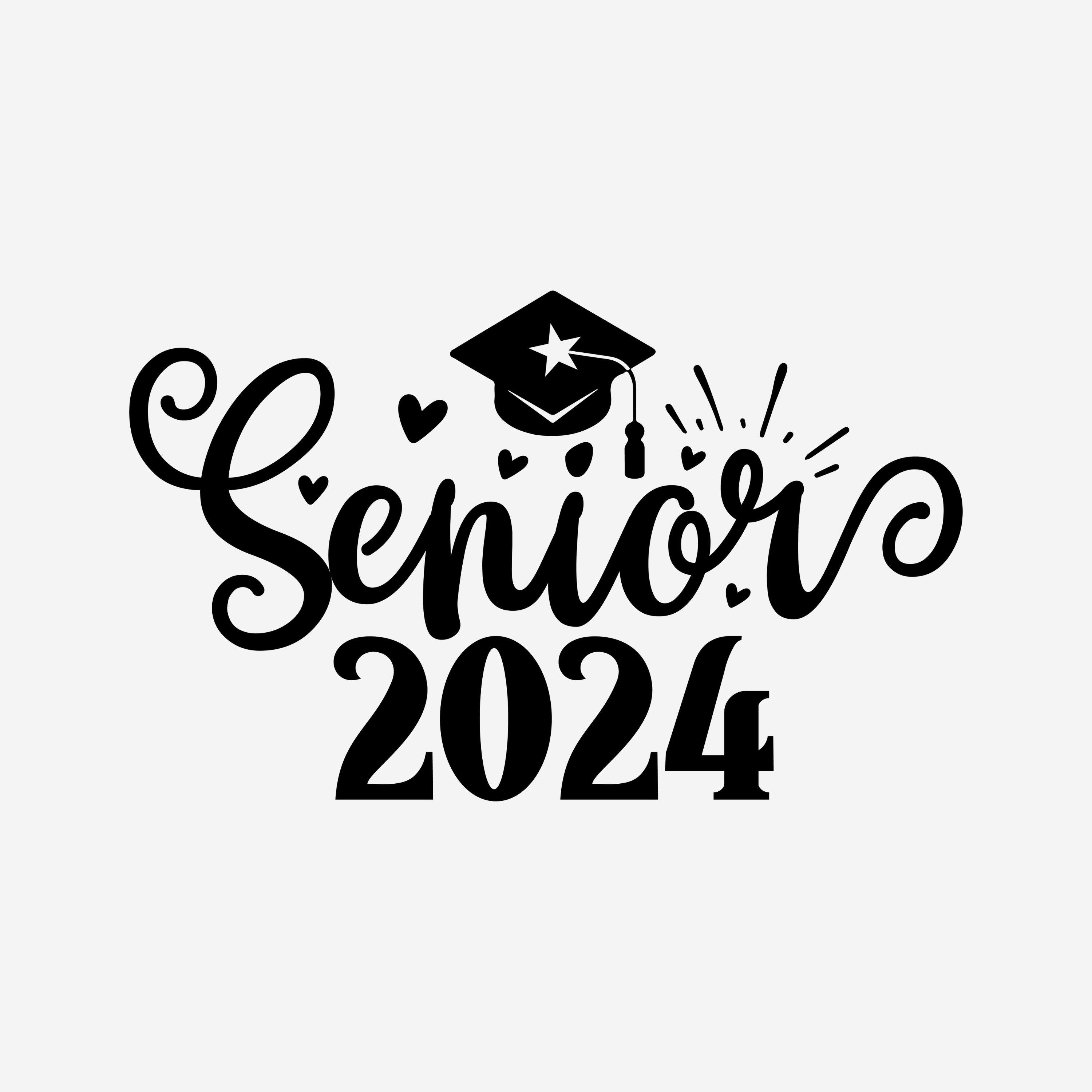 Senior 2024 SVG, Class of 2024 SVG, Twenty 24 Senior Svg Png, Senior