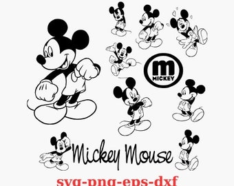 Mickey Mouse SVG Bundle, Layered Head svg, Birthday tshirt svg,Mickey SVG, Tumbler Mug svg files for Cricut, SVG Files For Cricut