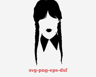 Gothic Girl SVG Bundle | Spooky Aesthetic Silhouette | Dark Goth Clipart for Cricut & Halloween Designs