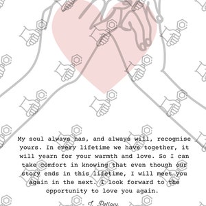 Long Life Time – Eternal Love Poetry Line Art Lesben Queer Digitaldruck